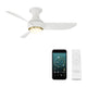 Modern Forms - Corona Indoor/Outdoor 3-Blade 44" Smart Flush Mount Ceiling Fan with LED Light Kit and Remote Control - Lights Canada