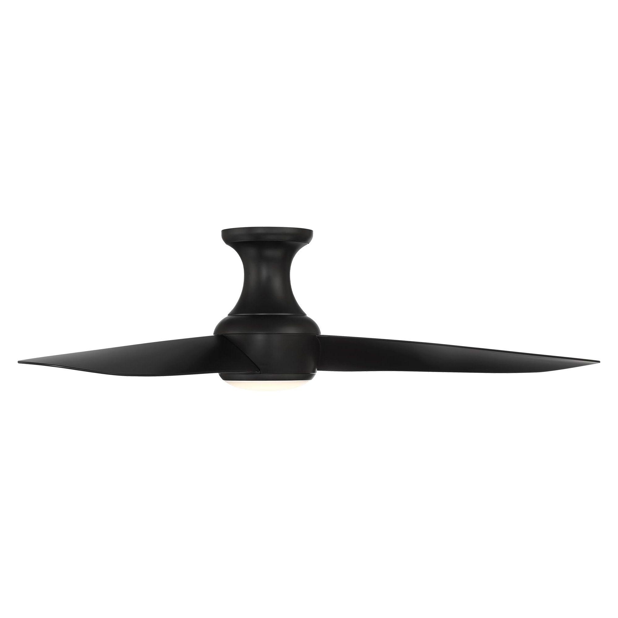 Modern Forms - Corona Indoor/Outdoor 3-Blade 52" Smart Flush Mount Ceiling Fan with LED Light Kit and Remote Control - Lights Canada