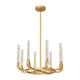 Alora - Alora Flute Chandelier - Lights Canada