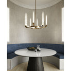Alora - Alora Flute Chandelier - Lights Canada