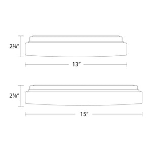 WAC Lighting - Blo 13" LED Energy Star Flush Mount 5-CCT Selectable - Lights Canada