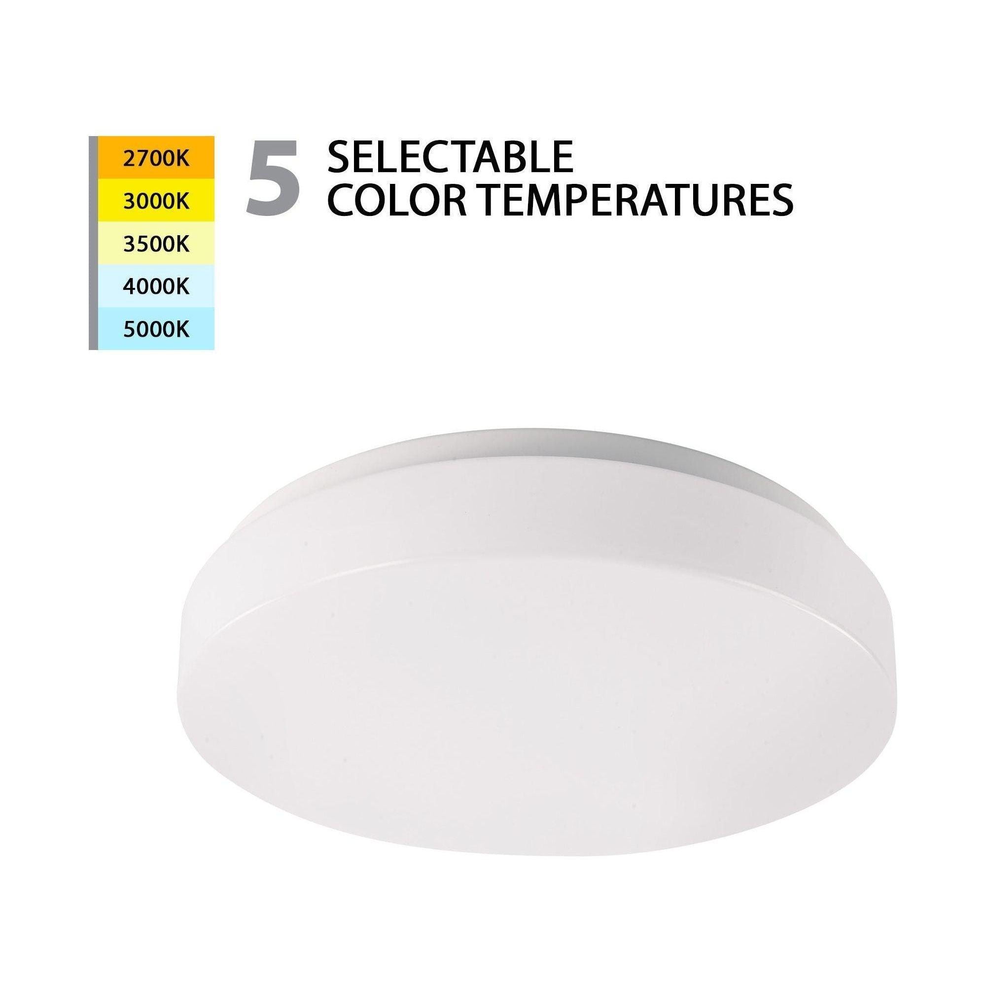 WAC Lighting - Blo 13" LED Energy Star Flush Mount 5-CCT Selectable - Lights Canada