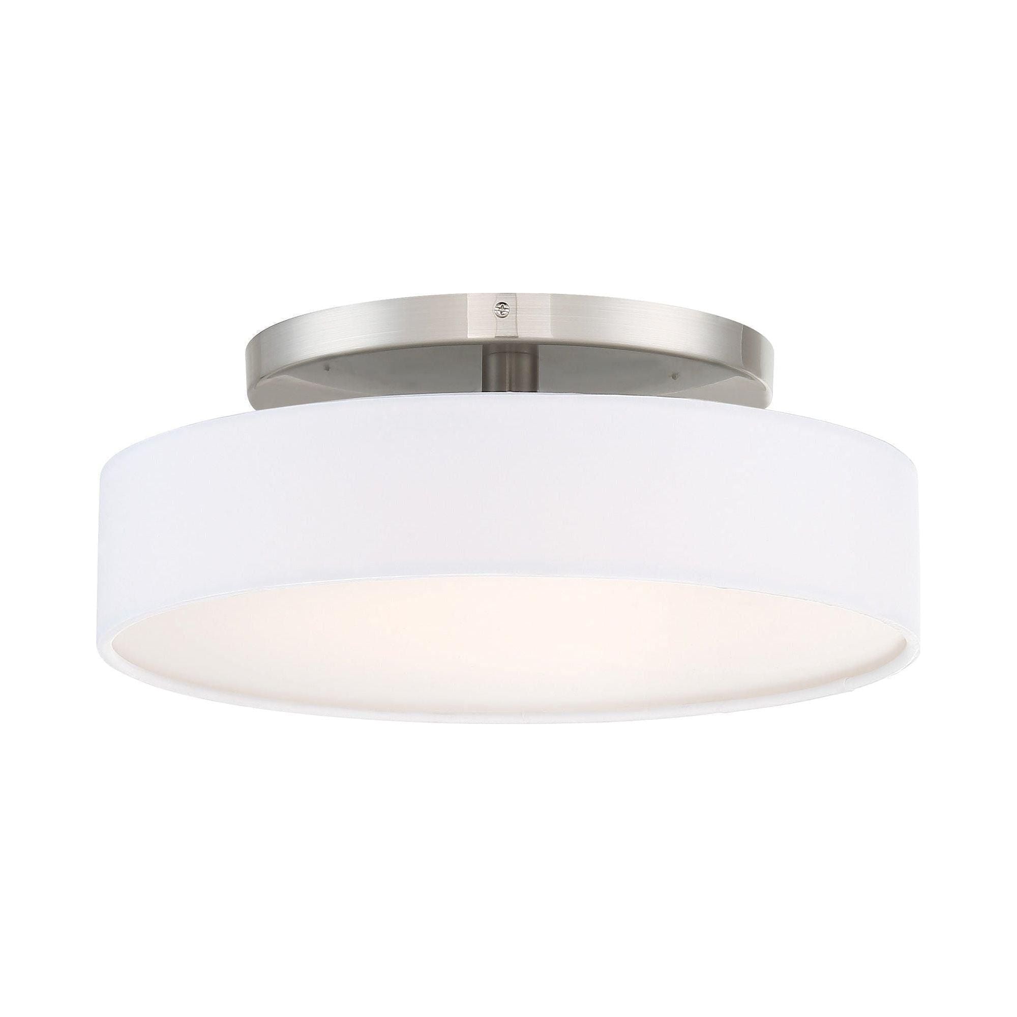 dweLED - Manhattan 14" LED Semi-Flush Mount - Lights Canada