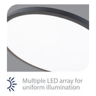 WAC Lighting - Round 15" LED Energy Star Flush Mount - Lights Canada