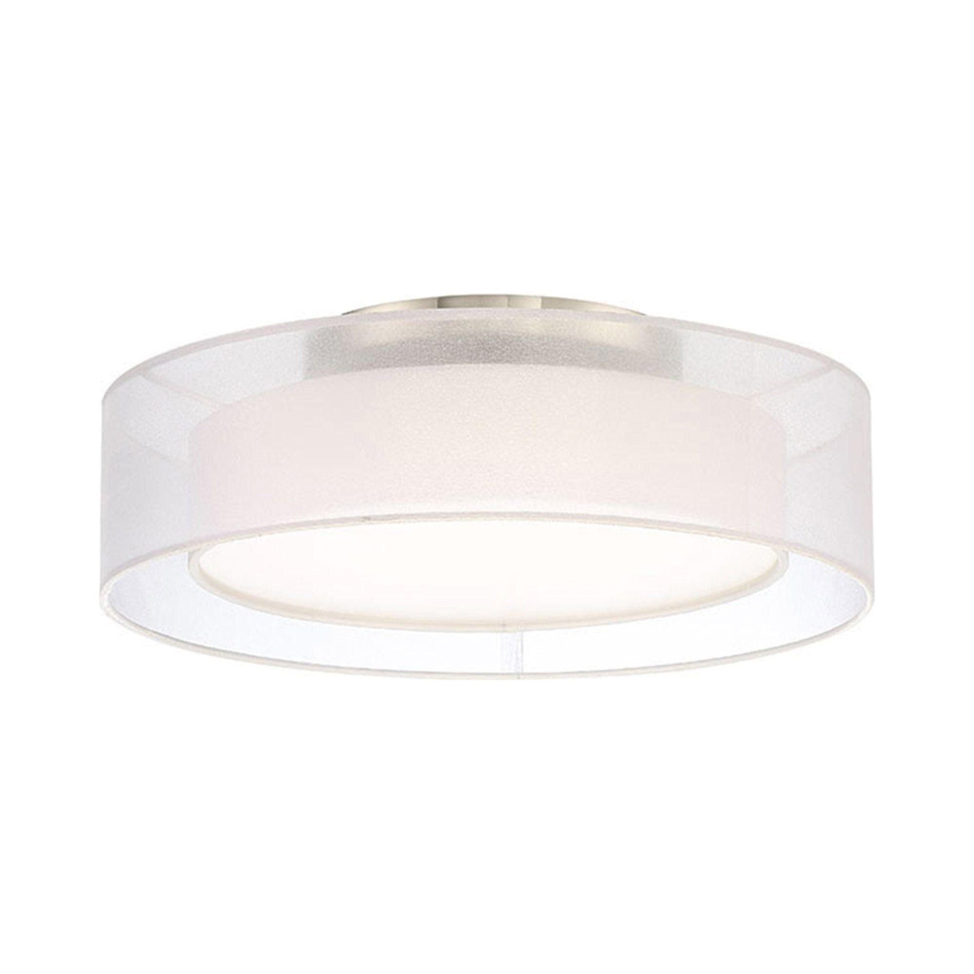 Modern Forms - Metropolis 18" LED Semi Flush Mount - Lights Canada