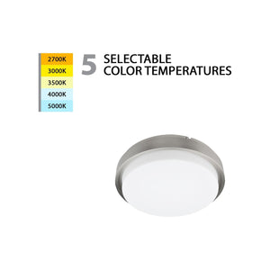 WAC Lighting - Lithium LED 11" Round Flush Mount 5-CCT Selectable - Lights Canada
