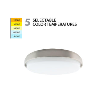 WAC Lighting - Lithium LED 18" Round Flush Mount 5-CCT Selectable - Lights Canada