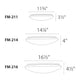WAC Lighting - Glo 14" LED Energy Star Flush Mount 5-CCT Selectable - Lights Canada