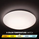 WAC Lighting - Glo 11" LED Energy Star Flush Mount 5-CCT Selectable - Lights Canada