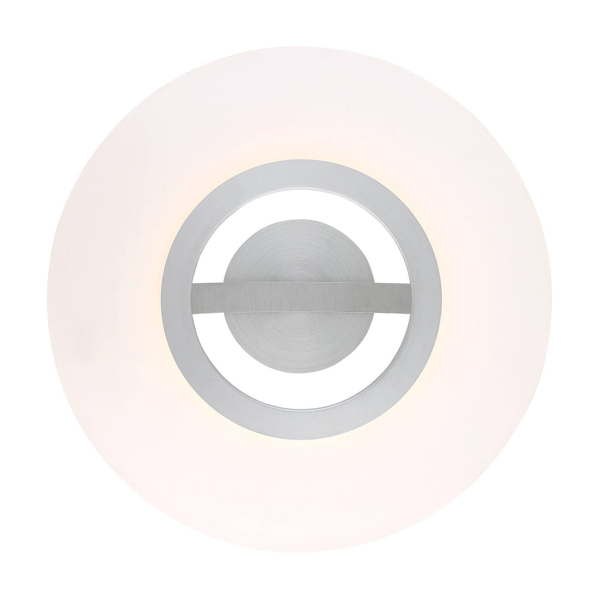 dweLED - Elektron 20" LED Semi-Flush Mount - Lights Canada