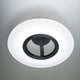 dweLED - Elektron 20" LED Semi-Flush Mount - Lights Canada
