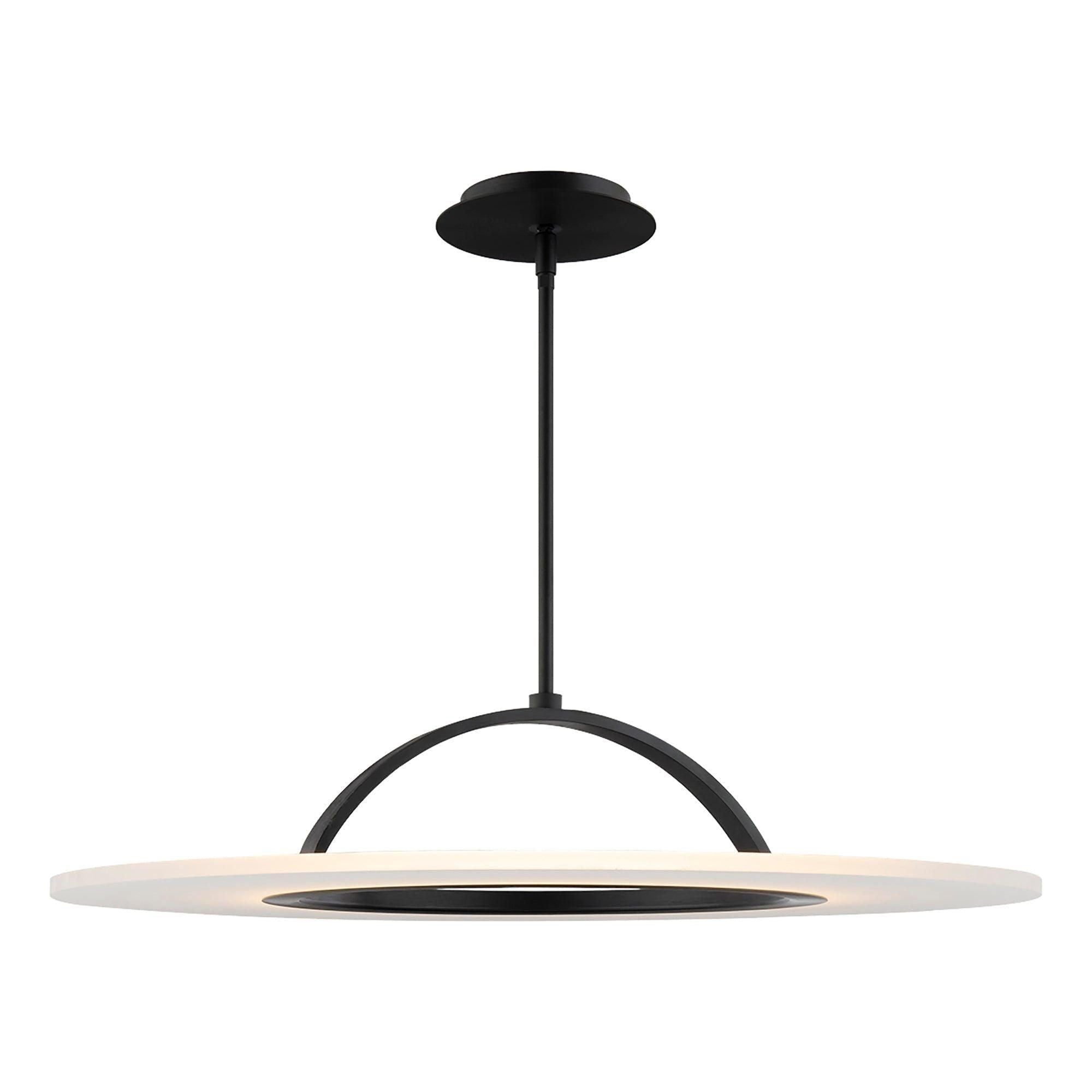 dweLED - Elektron 28" LED Semi-Flush Mount - Lights Canada