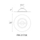 dweLED - Elektron 28" LED Semi-Flush Mount - Lights Canada