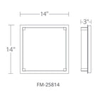 Modern Forms - Vodka 14" LED Flush Mount - Lights Canada