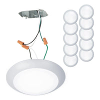 Disc 6" LED Energy Star Flush Mount for Junction Box (Pack of 10)