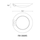 WAC Lighting - Disc 6" LED Energy Star Flush Mount with Motion Sensor - Lights Canada
