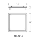 Modern Forms - Polar 14" LED Flush Mount - Lights Canada