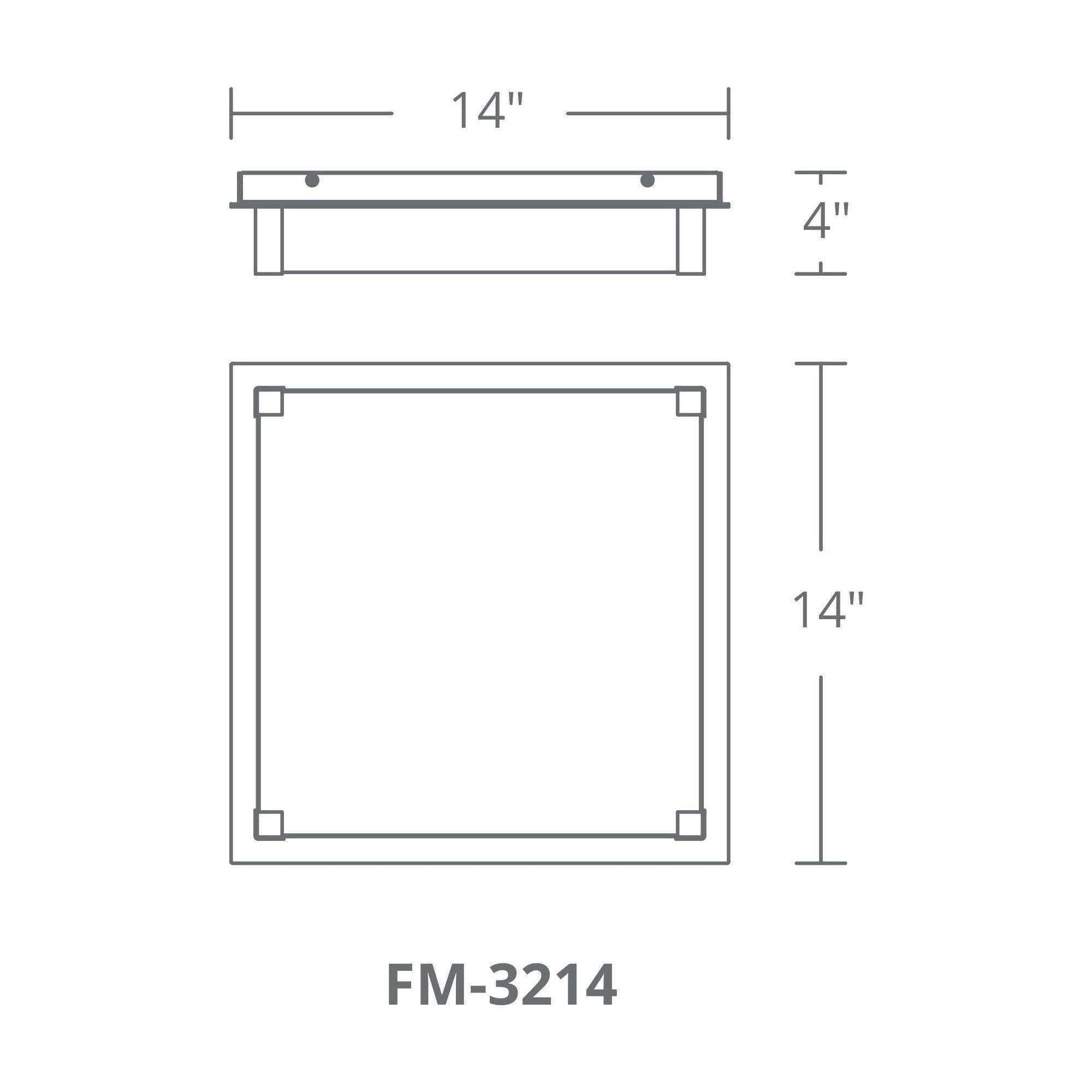 Modern Forms - Polar 14" LED Flush Mount - Lights Canada