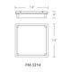 Modern Forms - Polar 14" LED Flush Mount - Lights Canada