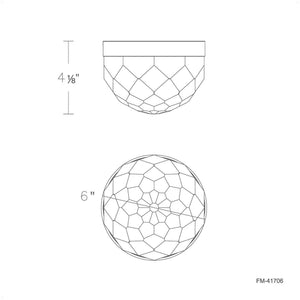 Modern Forms - Cascade 6" LED Flush Mount - Lights Canada