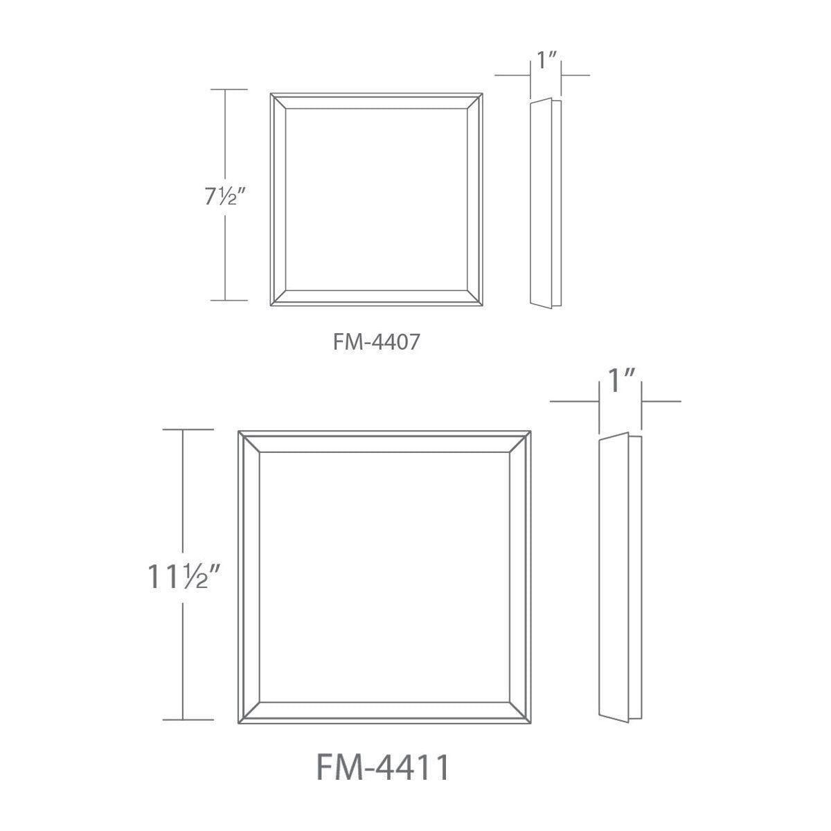Modern Forms - Argo 7" LED Square Flush Mount - Lights Canada