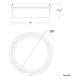 dweLED - York 8" LED Flush Mount - Lights Canada