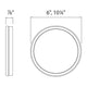 dweLED - Geos 10.3" LED Flush Mount - Lights Canada