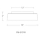 Modern Forms - Gilt 18" LED Flush Mount - Lights Canada