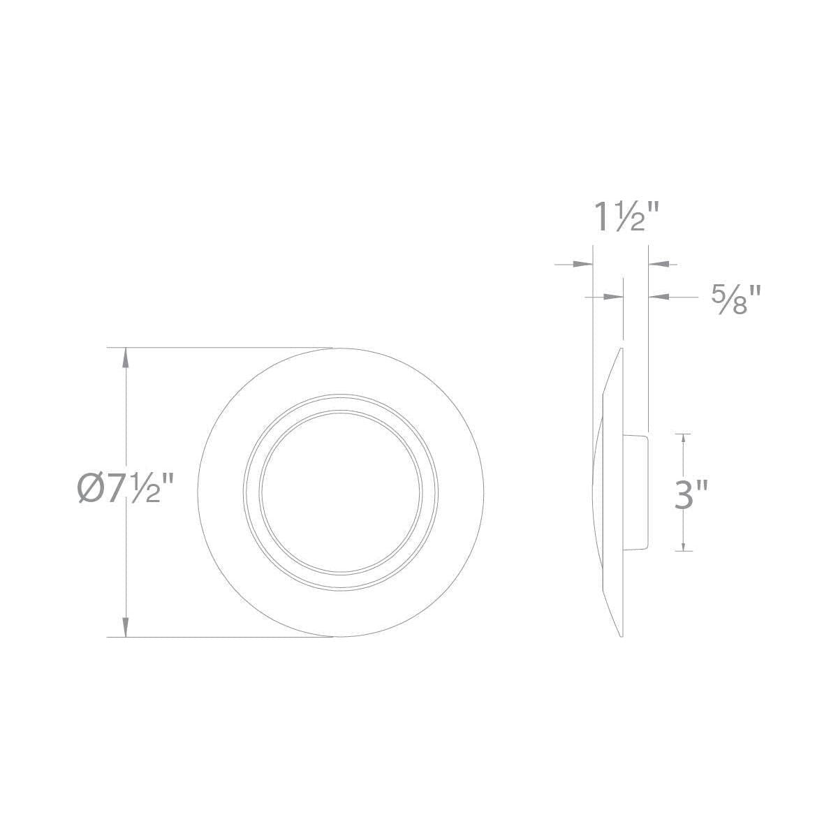 WAC Lighting - I Can't Believe It's Not Recessed LED Energy Star Flush Mount & Retrofit Kit - Lights Canada