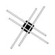 dweLED - Parallax 32" LED Flush Mount - Lights Canada