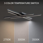 dweLED - Parallax 42" LED Flush Mount - Lights Canada