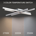 dweLED - Parallax 32" LED Flush Mount - Lights Canada