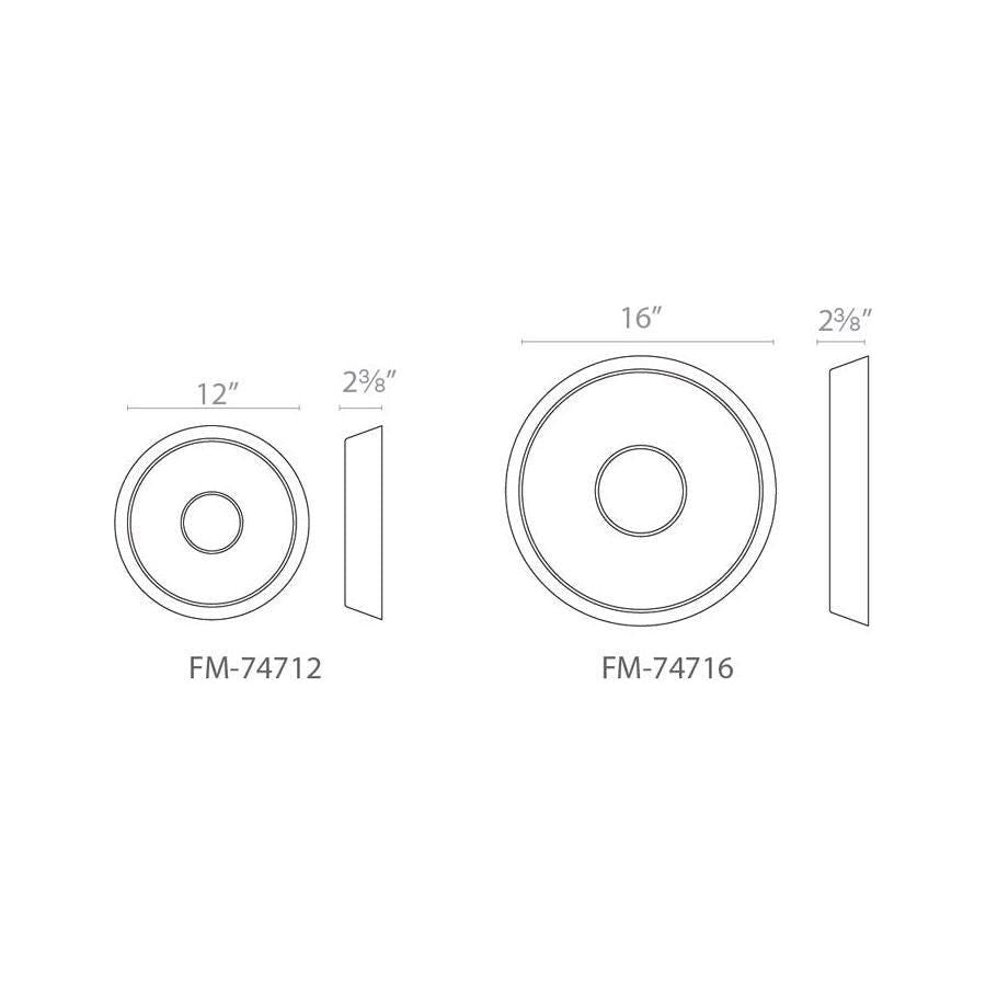 Modern Forms - Sol 16" LED Flush Mount - Lights Canada