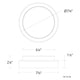Modern Forms - Kind 8" LED Round - Lights Canada