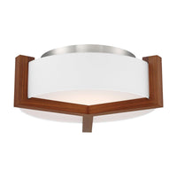 Segment 22" LED Flush Mount