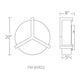 Modern Forms - Segment 22" LED Flush Mount - Lights Canada