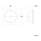 Modern Forms - Echelon 14" LED Flush Mount - Lights Canada