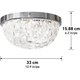 Artika - Artika Carat Flush Mount - Lights Canada