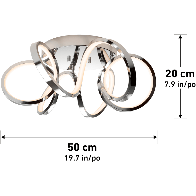 Artika - Artika Swirl Flush Mount - Lights Canada