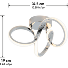Artika - Artika Swirl Flush Mount - Lights Canada
