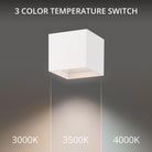 Modern Forms - Kube 5" LED Outdoor Flush Mount 3-CCT - Lights Canada
