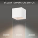Modern Forms - Kube 5" LED Outdoor Flush Mount 3-CCT - Lights Canada
