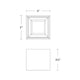 Modern Forms - Kube 5" LED Outdoor Flush Mount 3-CCT - Lights Canada