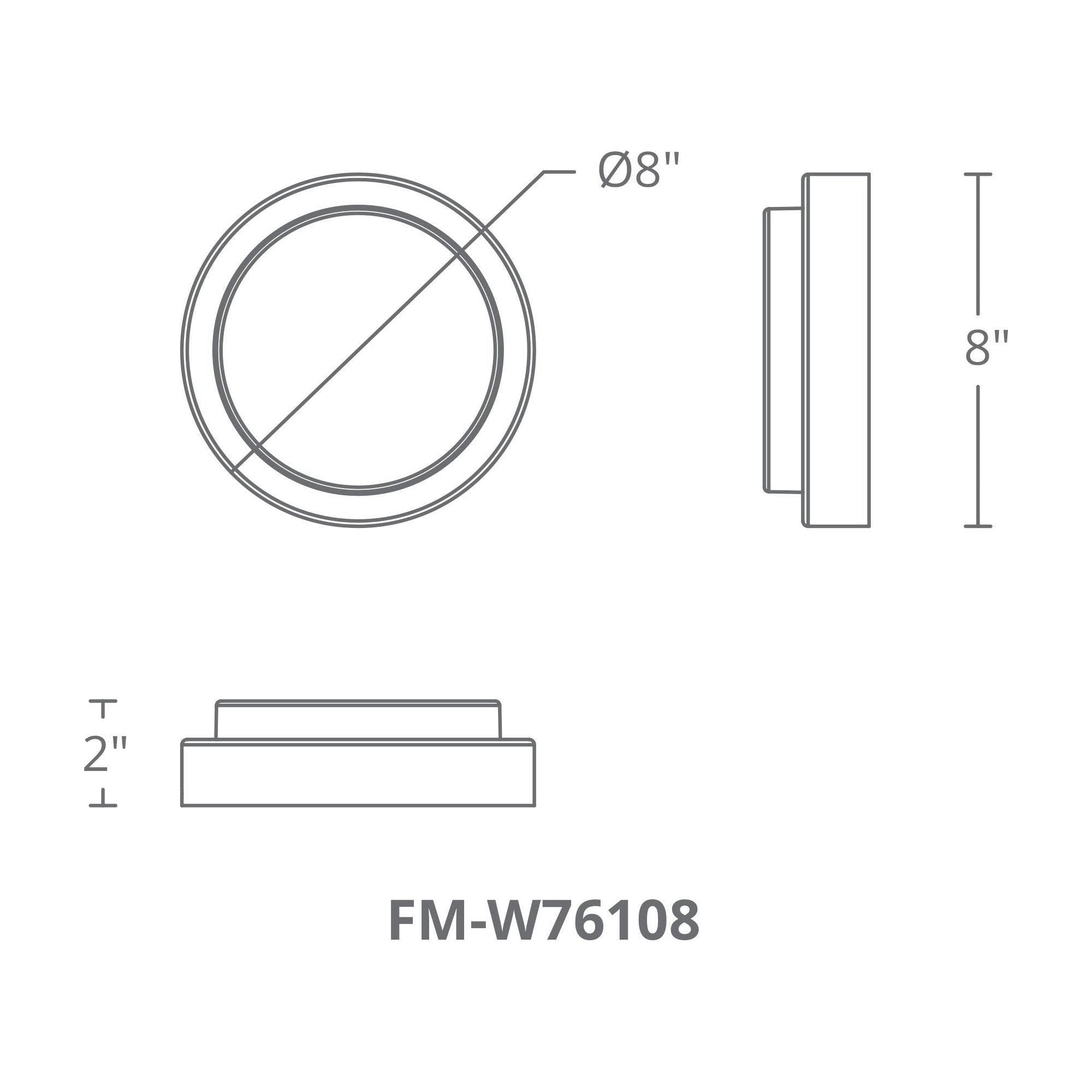 Modern Forms - Kind 8" LED Round - Lights Canada