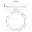 Kuzco - Calix 16" Flush Mount - Lights Canada