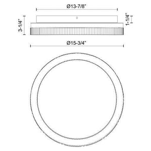 Kuzco - Calix 16" Flush Mount - Lights Canada