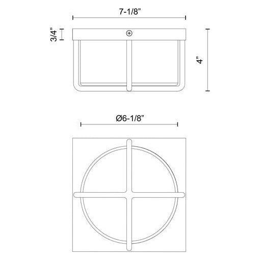 Kuzco - Regalo 7" Flush Mount - Lights Canada