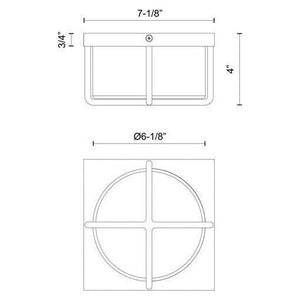 Kuzco - Regalo 7" Flush Mount - Lights Canada