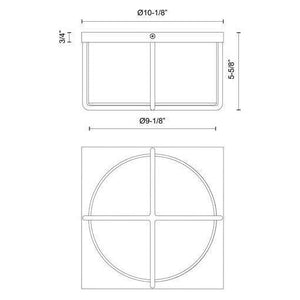 Kuzco - Regalo 10" Flush Mount - Lights Canada