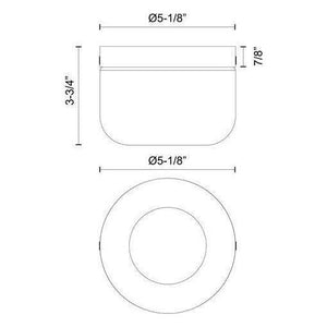 Kuzco - Mel 5" Flush Mount - Lights Canada